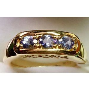 0.510 CTW Tanzanite  Ring Size 7